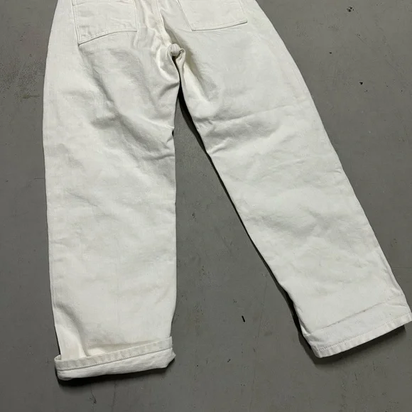Studio Nicholson x Isko SELVEDGE DENIM Jeans Size 00 White Women’s Relaxed Flare & Wide Leg
